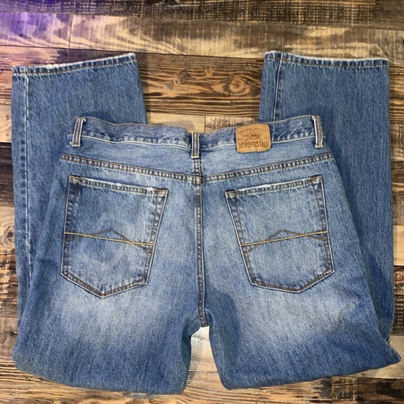 Mens Aeropostale Straight Leg Jeans size 38x32 - Picture 5 of 5